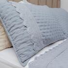 Kit Colcha King 300 Fios Lese Bordado Inglês 3 Peças Cor:graf