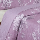 Kit Colcha King Bouti Cobre Leito Estampado 3 Peças Cor:jasmi