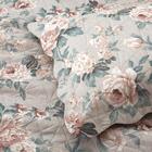 Kit Colcha King Bouti Cobre Leito Estampado 3 Peças Rós