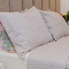 Kit Colcha King Liso Bouti Cobre Leito 3 Peças Cor:cru