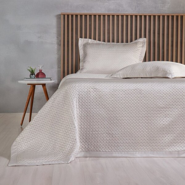 Kit Colcha King Satinatta Cetim Toque Pele De Pessego 260x280