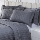 Kit Colcha Matelasse Elegance 3pçs Casal Queen Casen Cinza