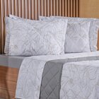 Kit Colcha Queen 200 Fios Estampada New 100% Algodão 240x260c