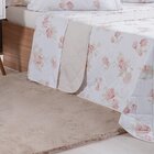 Kit Colcha Queen 200 Fios Estampada New 100% Algodão 240x260c