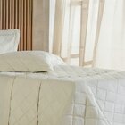 Kit Colcha Queen 3 Pçs Ricamo 300 Fios 100% Algodão 240x260cm