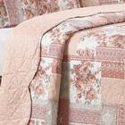 Kit Colcha Queen Bouti Cobre Leito Estampado 3 Pçs Scrapbook