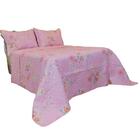 Kit Colcha Queen Bouti Cobre Leito Estampado 3 Peças Cor:fine