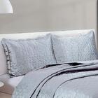 Kit Colcha Queen Camesa Satin 3 Peças Matelassê