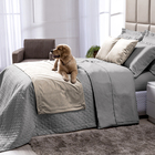 Kit Colcha Queen Cinza Matelada 200 Fios 3 Peças