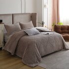 Kit Colcha Queen Luxor Toque Pele De Coelho Extra Macio