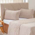 Kit Colcha Queen Santorini New 240x260cm Biscuit
