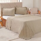 Kit Colcha Queen Santorini New 240x260cm Linho