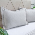 Kit Colcha Queen Santorini Super Macia 240x260 Cinza Elefante