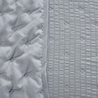 Kit Colcha Queen Santorini Super Macia 240x260 Cinza Elefante