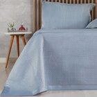 Kit Colcha Queen Satinatta Cetim Toque Pele De Pessego 240x26