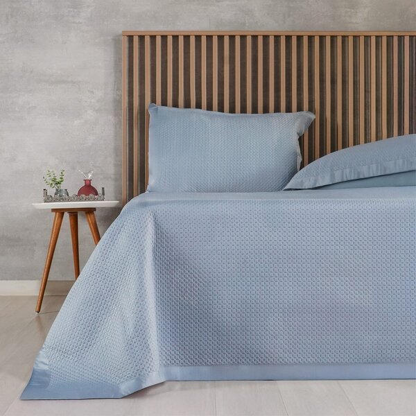 Kit Colcha Queen Satinatta Cetim Toque Pele De Pessego 240x26