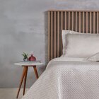 Kit Colcha Queen Satinatta Cetim Toque Pele De Pessego 240x26