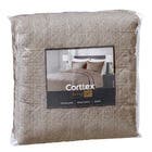 Kit Colcha Queen Size 3 Peças Bege Lyon