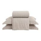 Kit Colcha Queen Size 3 Peças Bege Piquet