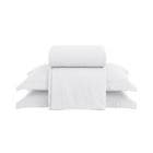 Kit Colcha Queen Size 3 Peças Branco Piquet