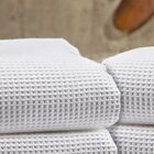 Kit Colcha Queen Teka Golden Profiline Para Hotel Branca 10 P