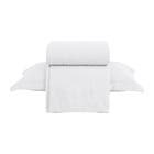Kit Colcha Solteiro 2 Peças Branco Piquet