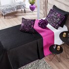 Kit Colcha Solteiro 5 Peças Game Win Pink Dupla Face Com Almo