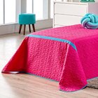 Kit Colcha Solteiro 6 Peças Cupcake Dupla Face Com Almofadas