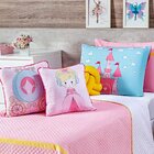 Kit Colcha Solteiro 6 Peças Princess Dupla Face Com Almofadas