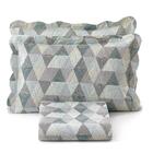 Kit Colcha Solteiro Bouti Cobre Leito Estampado 2 Pçs Egito