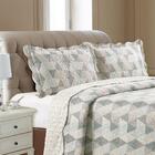 Kit Colcha Solteiro Bouti Cobre Leito Estampado 2 Pçs Egito