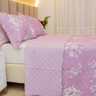 Kit Colcha Solteiro Bouti Cobre Leito Estampado 2 Peças Cor:j