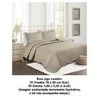Kit Colcha Solteiro Camesa Ilusion Studio 160x230cm 2 Peças