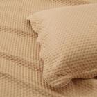 Kit Colcha Solteiro Liso Bouti Cobre Leito 2 Peças Palha