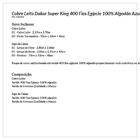 Kit Colcha Super King 400 Fios Egípcio 100% Algodão Azul + Jo