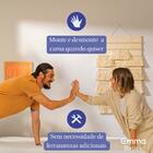 Kit Colchão  + Cama Montável Emma Basics - Queen