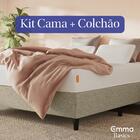 Kit Colchão  + Cama Montável Emma Basics - Queen