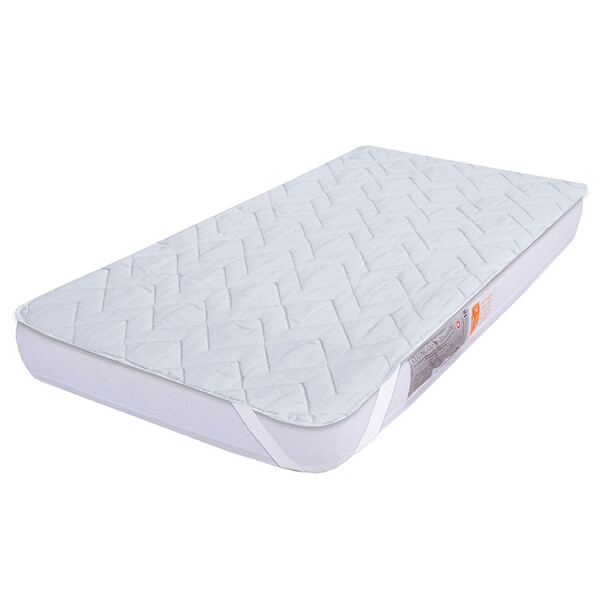 Kit Colchão Berço 130x70x10 Americano Antialérgico + Protetor