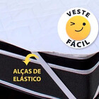 Kit Colchão D33 Casal +2 Travesseiros + Protetor Impermeável