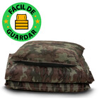 Kit Colchonete E Travesseiro Acampamento Camping Solteiro Pes