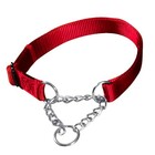 Kit Coleira Corrente Metal Cachorro Pet Adestramento  Passeio