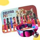 Kit Coleira Para Cachorro E Gatos Com Guizo 10 Unidades Ld Pe
