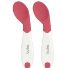 Kit Colher De Treinamento Bebê Curvada Termossensível Buba -