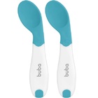 Kit Colher De Treinamento Bebê Curvada Termossensível Buba -