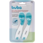 Kit Colher De Treinamento Bebê Curvada Termossensível Buba -