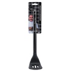 Kit Colheres Cozinha Silicone Black Cabo Inox Premium Henriqu