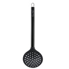 Kit Colheres Cozinha Silicone Black Cabo Inox Premium Henriqu