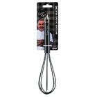 Kit Colheres Cozinha Silicone Black Cabo Inox Premium Henriqu