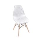 Kit Com 02 Cadeiras De Jantar Eames Colmeia Branca