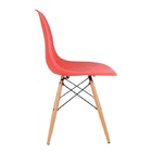 Kit Com 02 Cadeiras De Jantar Eames Colmeia Vermelha